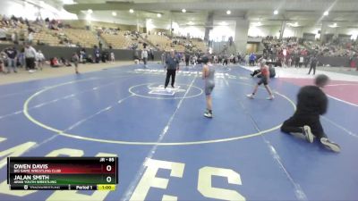 85 lbs Cons. Round 4 - Owen Davis, Big Game Wrestling Club vs Jalan Smith, Arab Youth Wrestling