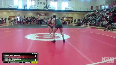 157 lbs Semifinals (8 Team) - Keelan Donnelly, Tower Hill HS vs Erick Malmgren, Delaware Military Academy