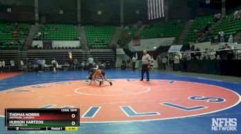 106 lbs Cons. Semi - Thomas Norris, Southside, Gadsden vs Hudson Hartzog, Alexandria HS