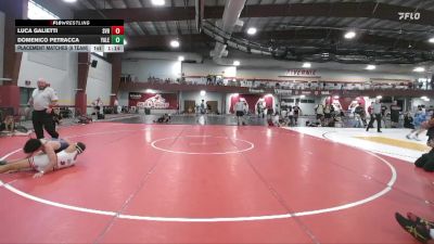 120 lbs Placement Matches (8 Team) - Luca Galietti, Steel Valley Renegades vs Domenico Petracca, Yale St