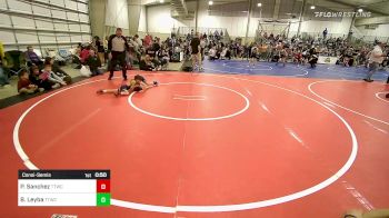 52 lbs Consolation - Patrick Sanchez, Team Tulsa Wrestling Club vs Bree Leyba, Team Tulsa Wrestling Club