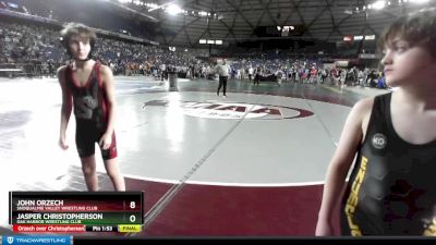 77 lbs Cons. Round 1 - Noah Thompson, Enumclaw Yellow Jackets Wrestling Club vs Shepherd Cesmat, Snoqualmie Valley Wrestling Club