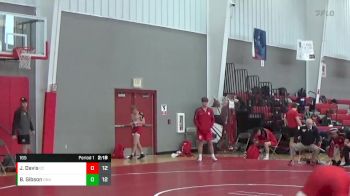 165 lbs Finals (2 Team) - Jonathan Davis, Olivet College vs Bailey Gibson, Ohio Northern