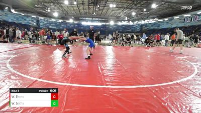 77 lbs Rr Rnd 2 - Sam Smith, Sebolt Wrestling Academy vs Zayne Flaskey, Pinnacle Wrestling Club