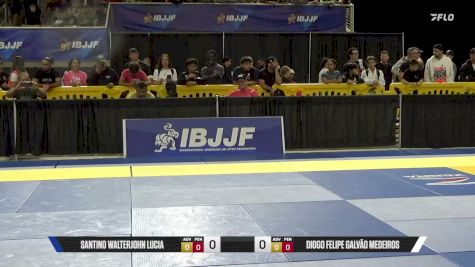 Santino Walterjohn Lucia vs Diogo Felipe Galvão Medeiros 2026 Pan Kids Jiu-Jitsu IBJJF Championship