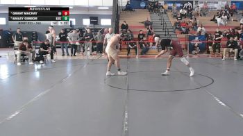 165 lbs Semifinal - Grant MacKay, Gannon vs Bailey Gimbor, Kutztown