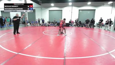 155 lbs Nicolas Barrett, Virginia vs Muhammad Najafzade, Arkansas