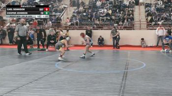 85_B lbs Round Of 16 - Cael Dennison, South Fayette vs Cooper Johnson, Flb