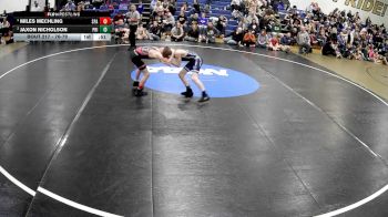 76-79 lbs Round 1 - Jaxon Nicholson, Pride vs Miles Mechling, Spartan