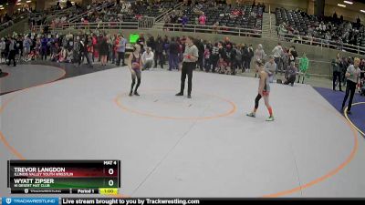 77 lbs Cons. Round 3 - Wyatt Zipser, Hi Desert Mat Club vs Trevor Langdon, Illinois Valley Youth Wrestlin