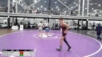120A lbs Rr Rnd 2 - Draegen Orine, Wyoming Seminary vs Ryan Meier, Blair Academy