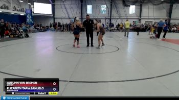 123 lbs Cons. Round 1 - Elizabeth Tapia Bañuelos, Buena Vista vs Autumn Van Bremen, Quincy