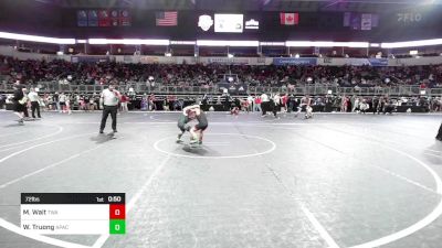 72 lbs Consolation - Mace Wait, Terminator Wrestling Academy vs Wyatt Truong, Apache Wrestling Club