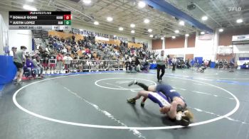 126 lbs Cons. Round 2 - Justin Lopez, Ramona vs Donald Goins, Norwalk