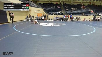 132 lbs Rr Rnd 6 - Cooper Boyce, Bixby Grey vs Kain Garrett, Bartlesville Two