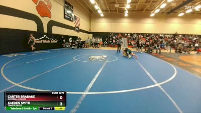 126B Round 1 - Carter Braband, Campbell County vs Kaeden Smith, Tongue River