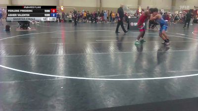 126 lbs Quarterfinal - Ferlens Frederic, Youth Impact Center Wrestling Club vs Asher Valentin, Youth Impact Center Wrestling Club