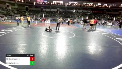 80 lbs Consi Of 8 #2 - Hunter Steelman, Bitetto Trained Wrestling vs Rocco Bulfoni, Pequannock