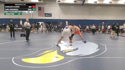 285 lbs Semifinal - Achilles Clarke, Bridgeport vs Carl DiGiorgio, Coast Guard