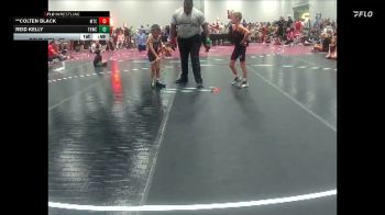 55 lbs Cons. Round 1 - **Colten Black, Maverick Training Center vs Reid Kelly, Tough House Wrestling Club
