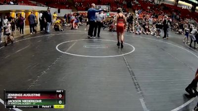 110 lbs Round 5 (8 Team) - Jackson Niederkohr, CP Wrestling Academy vs Jennings Augustine, DWA