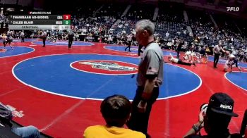 2A-144 lbs Semifinal - Caleb Blair, Murray County vs Thawbaan As-Siddiq, Columbia
