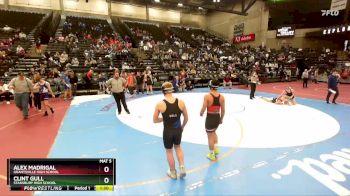 135 lbs Champ. Round 3 - Clint Gull, Stansbury High School vs Alex Madrigal, Grantsville High School