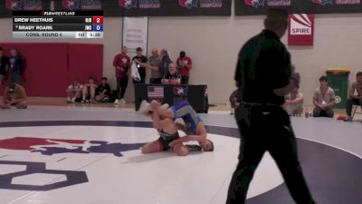 61 kg Cons. Round 6 - Drew Heethuis, New Jersey RTC vs Brady Roark, Jackrabbit Wrestling Club