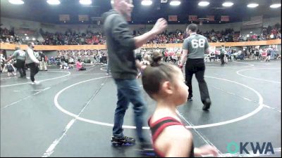 37 lbs Rr Rnd 2 - Jociana Martinez, Tuttle Wrestling vs AJ Smith, Little Axe Takedown Club