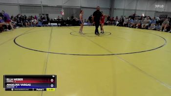 120 lbs Round 1 (8 Team) - Ella Weber, Kansas vs Angelina Vargas, Missouri