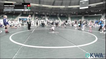 40 lbs Rr Rnd 1 - Maesa Brigge, Mojo Grappling Academy vs Zeke Dunlop, TTWC Cream