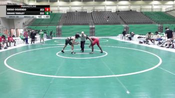 165 lbs Quarters & 1st Wb (16 Team) - Drake Tinsley, Brookwood vs Diego Oquendo, Archer