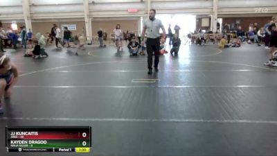 105 lbs Round 1 (6 Team) - JJ Kuncaitis, Ares vs Kayden Dragoo, Ninja Killer