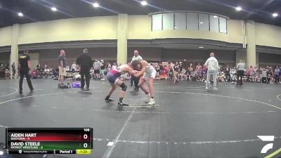 108 lbs Round 2 (6 Team) - Aiden Hart, Dogtown vs David Steele, Patriot Wrestling