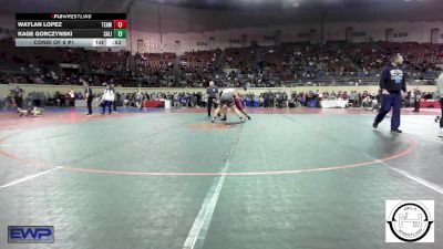 200 lbs Consi Of 8 #1 - Waylan Lopez, Team Tulsa Wrestling Club vs Kage Gorczynski, Salina