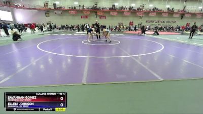 145 A Cons. Round 3 - Savannah Gomez, McKendree University vs Elleni Johnson, Grand Valley State