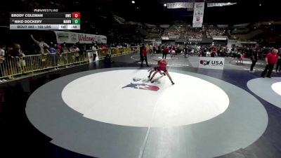 165 lbs 7th Place Match - Brody Coleman, Betsu Wrestling Club vs Niko Dockery, MatTime Wrestling