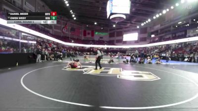 126 lbs Cons. Round 5 - Owen West, Borah vs Daniel Meier, Owyhee