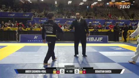 Ander Casanova-Vidal vs Sebastian Garcia 2026 Pan Kids Jiu-Jitsu IBJJF Championship