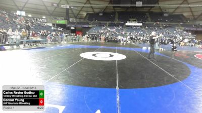 150 lbs Cons. Semis - Carlos Restor Gudino, Victory Wrestling-Central WA vs Connor Young, NW Spartans Wrestling