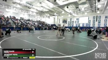 115 lbs Cons. Round 2 - Katie Slack, Foothill vs Estefany Moya, El Monte