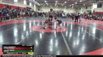 70 lbs Quarterfinal - Naomi Smith, Big Lake vs Lola Barrett, St. James Cyclones