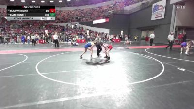 145 lbs Cons. Round 4 - Max Wittman, Wisconsin vs Liam Busch, Cuba City Wrestling