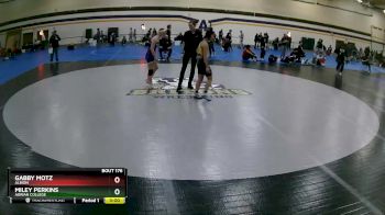 109 lbs Cons. Round 1 - Gabby Motz, Albion vs Miley Perkins, Adrian College