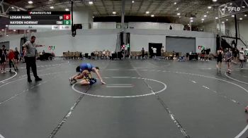 84 lbs Round 5 (6 Team) - Hayden Horwat, TDWC vs Logan Rang, Quaker Nation