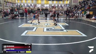 165 lbs Quarterfinal - Abe Bushong, Iowa vs Michael Ryan, Iowa