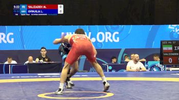 57 kg 1/8 Final - Milad Valizadeh, Iran vs Luka Gvinjilia, Georgia