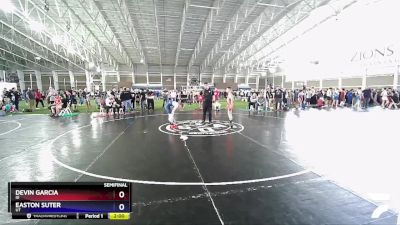 92 lbs Semifinal - Devin Garcia, ID vs Easton Suter, UT