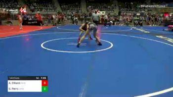 132 lbs Quarterfinal - Alicen Dillard, Pomona Elite vs Sydney Perry, Greg Gomez Trained Wrestling