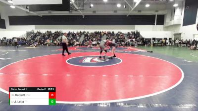 150 lbs Cons. Round 1 - Julio Leija, Trabuco Hills vs Hayden Garrett, Corona Del Mar